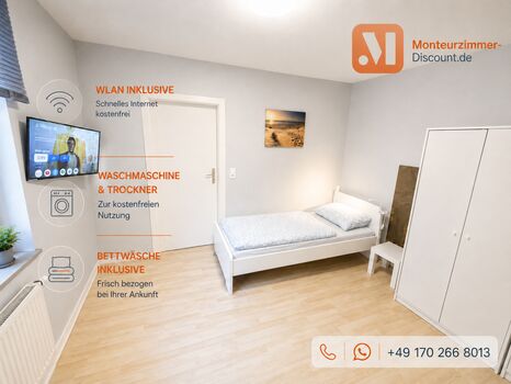 3x Einzelzimmer | 3x Smart TV | Küche | Internet 3x Einzelzimmer | 3x Smart TV | Küche | Internet