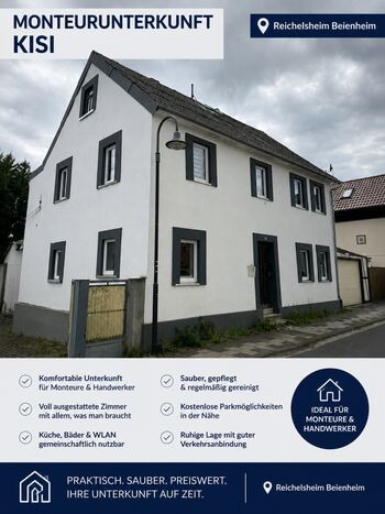 Monteursunterkunft in Reichelsheim (Beienheim) Zdjęcie 1 Monteursunterkunft in Reichelsheim (Beienheim) Zdjęcie 1