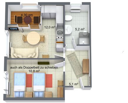Fewo Loggia Grundriss Fewo Loggia Grundriss