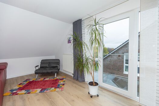 Wohnzimmer mit Schlafsessel Wohnzimmer mit Schlafsessel