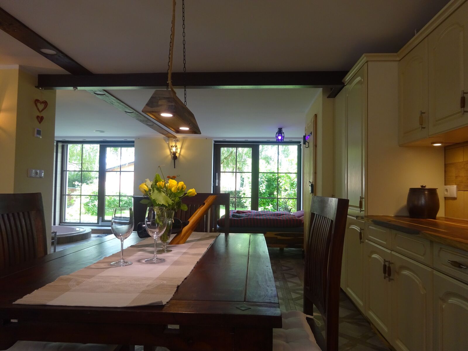 Blick vom Küchenbereich Blick vom Küchenbereich