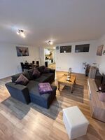 Wohnzimmer mit Schlafcouch Wohnzimmer mit Schlafcouch