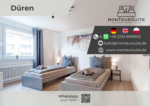 Monteursuite Düren – Unterkunft für Monteure nahe Aachen Monteursuite Düren – Unterkunft für Monteure nahe Aachen
