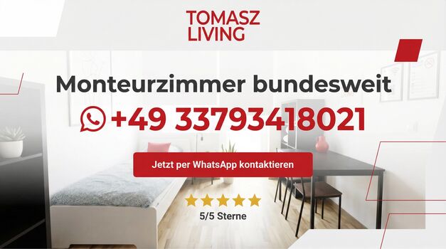 TOMASZ LIVING Alsdorf: 0% Risiko | Einzelbetten | WLAN TOMASZ LIVING Alsdorf: 0% Risiko | Einzelbetten | WLAN
