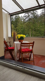 Balkon mit Sitzgelegenheit Balkon mit Sitzgelegenheit