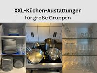 Große Küchenausstattung auch für große Gruppen Große Küchenausstattung auch für große Gruppen