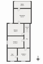 Grundriss der Wohnung Grundriss der Wohnung