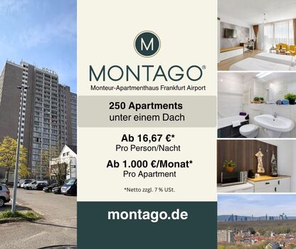 MONTAGO Monteur-Apartmenthaus Frankfurt Airport MONTAGO Monteur-Apartmenthaus Frankfurt Airport
