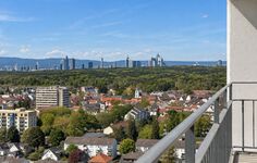 Ausblick vom Balkon auf Frankfurt Ausblick vom Balkon auf Frankfurt