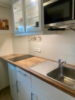 Beispielhafte kleine Küchenzeile Beispielhafte kleine Küchenzeile