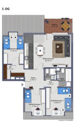 SAP11/ Socha Apartments/ Monteurunterkunft/ Hilden/ 5Pers Bild 2 SAP11/ Socha Apartments/ Monteurunterkunft/ Hilden/ 5Pers Bild 2