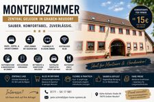 Komfortable Monteurzimmer & Langzeitaufenthalte – Bild 1 Komfortable Monteurzimmer & Langzeitaufenthalte – Bild 1