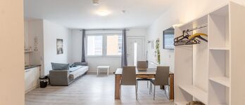 Apartment mit Essplatz und Sofa Apartment mit Essplatz und Sofa