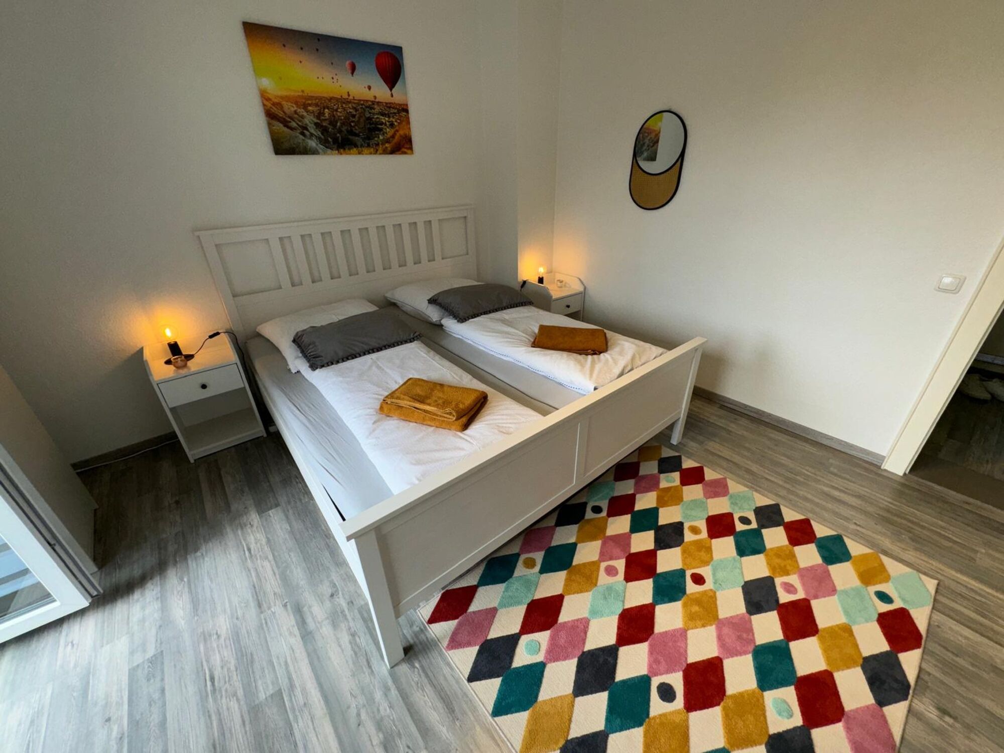 Doppelbett mit Balkon Doppelbett mit Balkon