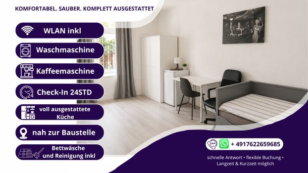 Unsere klassische Monteur-Zimmer in Troisdorf und Umgebung Unsere klassische Monteur-Zimmer in Troisdorf und Umgebung
