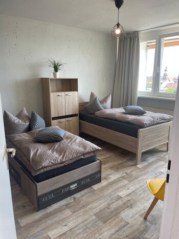 Monteurwohnungen neu ab 79m2 bis 6 Personen ab 16 Euro p. P. Bild 2 Monteurwohnungen neu ab 79m2 bis 6 Personen ab 16 Euro p. P. Bild 2