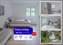 Moderne Schlafzimmer mit Einzelbetten Moderne Schlafzimmer mit Einzelbetten