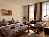 Wohn-/Schlafzimmer mit Doppelbett - Apartment 3 Wohn-/Schlafzimmer mit Doppelbett - Apartment 3