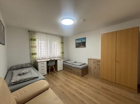 Zimmer 1 (2x Betten) Zimmer 1 (2x Betten)