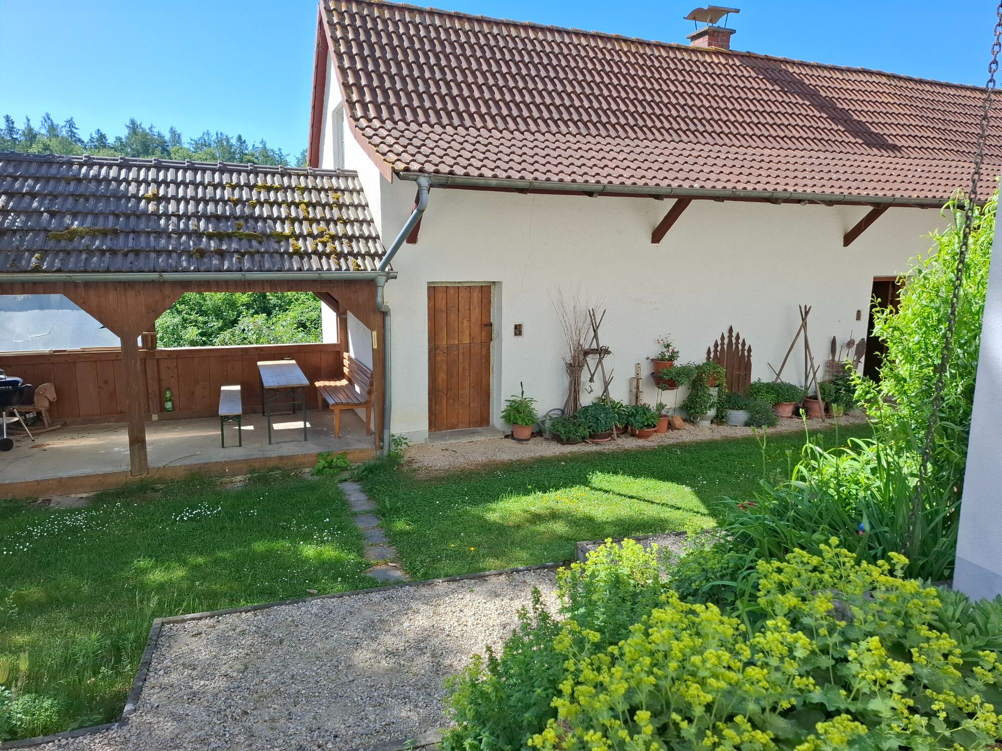 Freisitz und viel Platz um die Sonne zu genießen Freisitz und viel Platz um die Sonne zu genießen