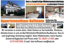 Buchungsanfragen: Tel. 0179-5457990, E-mail: 1hotel@web.de