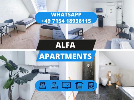 ALFA APARTMENTS / Stuttgart Bosch/Porsche - SOFORT VERFÜGBAR