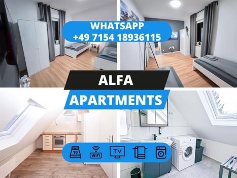 ALFA APARTMENTS 5xDoppelzimmer Ludwigsburg Stuttgart SOFORT Picture 1