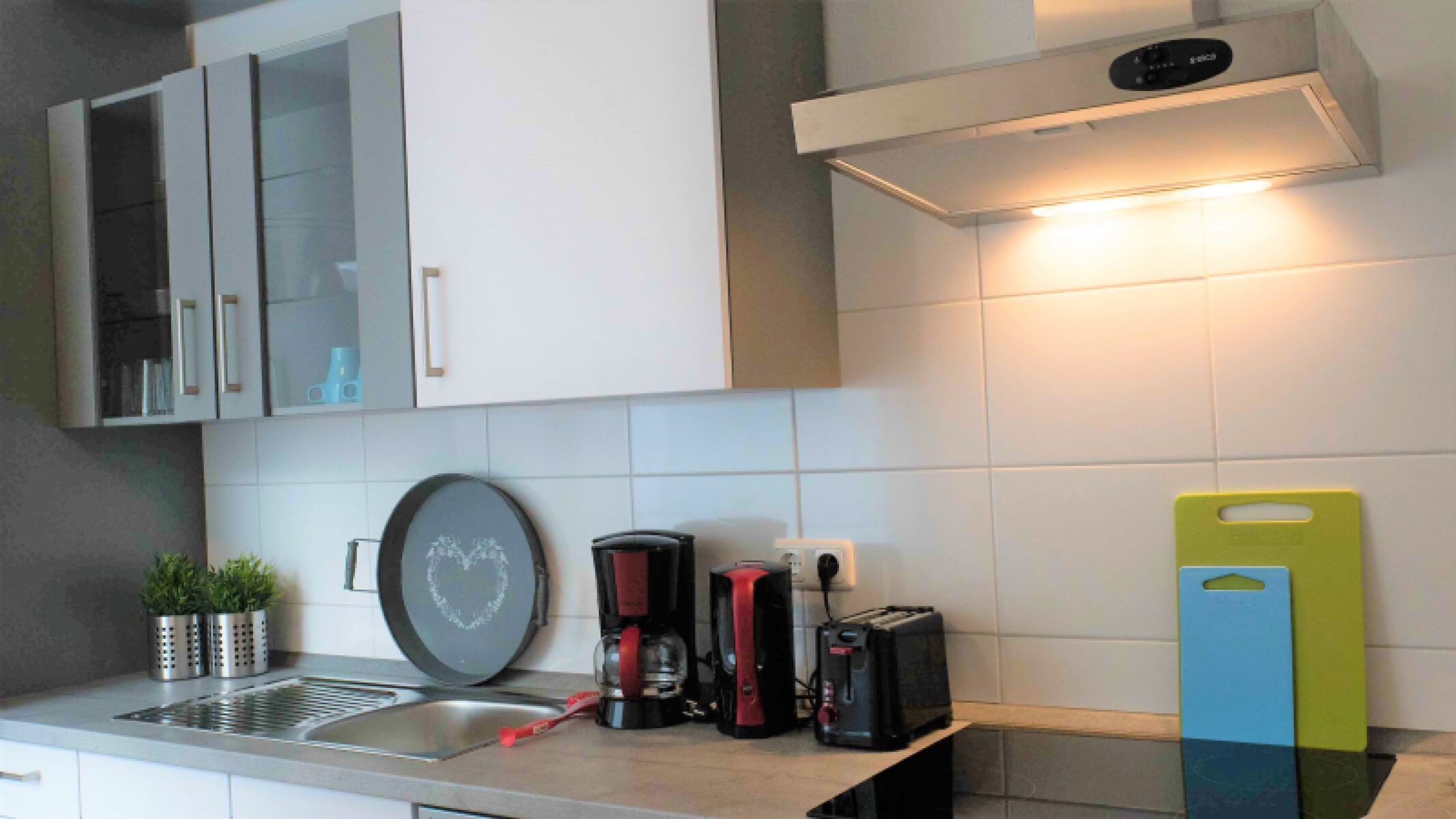 Komplett eingerichete Küche