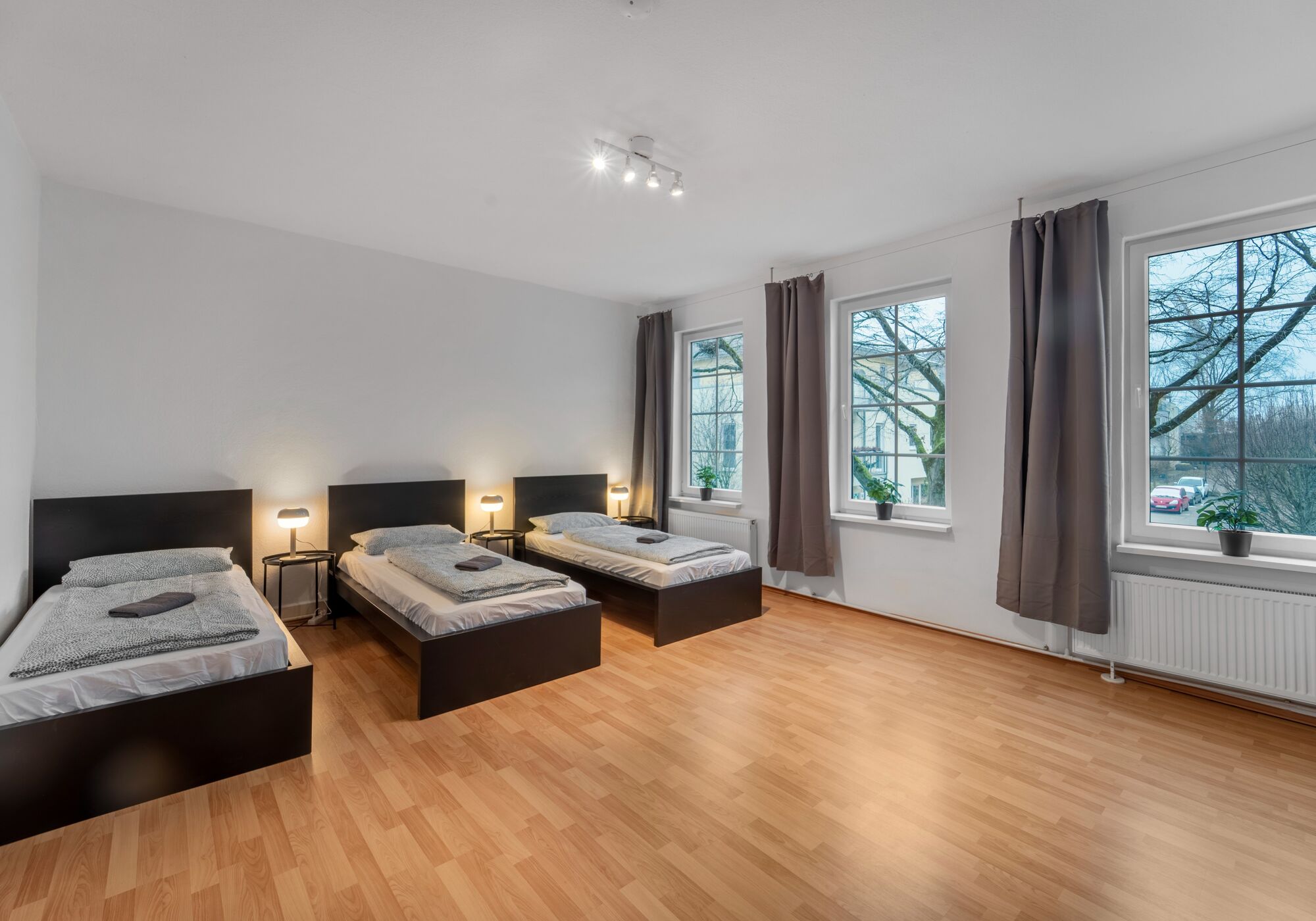 Mehrbettzimmer mit Einzelbetten- Apartment 1