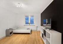 Schlafzimmer mit zwei Einzelbetten- Apartment 2