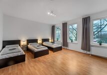 Mehrbettzimmer mit Einzelbetten- Apartment 1