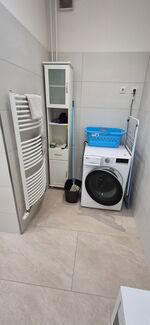 Waschmaschine im Bad