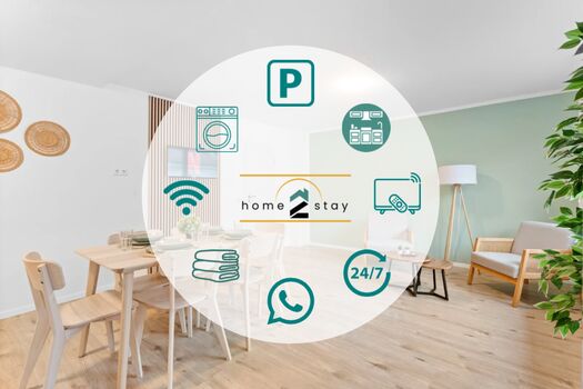 Monteurwohnungen in Nürtingen Wifi, Smart TV, Einzelbetten Bild 1