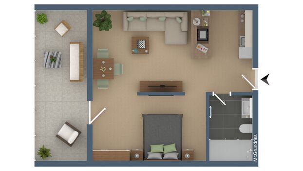 luxuriöses Ferienapartment Waldfrieden in ruhiger Lage + TG Bild 3