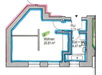 Grundriss Apartment 4