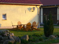 Sitzgruppe im Garten zum Relaxen, Lesen, Sonnenuntergänge genießen