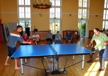 Tischtennis im Saal