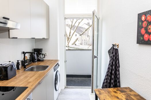 CosyHomes24 (GE09c) • Highspeed Wifi • Balkon• Stellplatz Bild 4