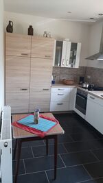 Küche in der Ferienwohnung/Monteurwohnung