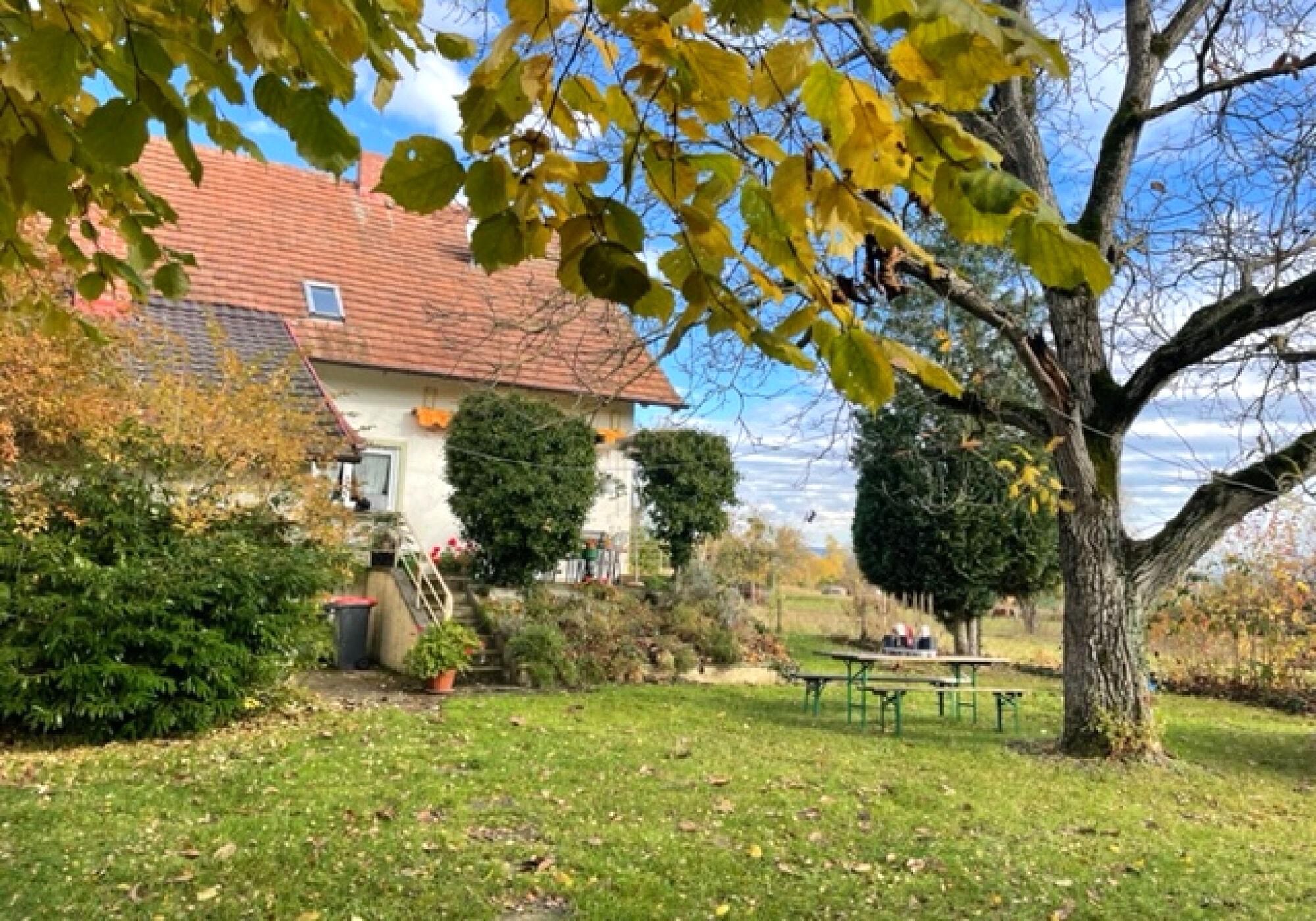 Gartenansicht Grundstück 3000m2 ideal zum entspannen!