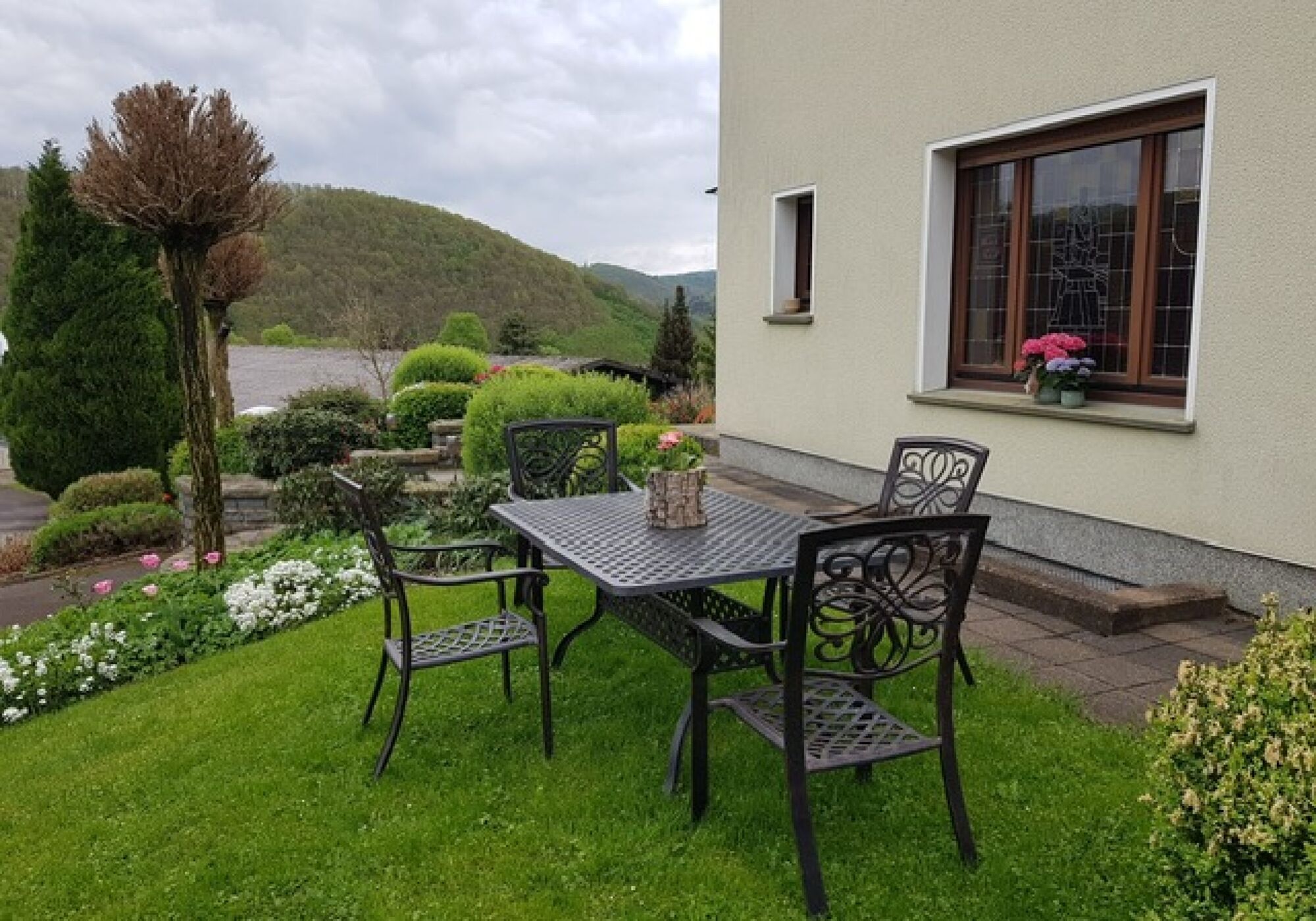 Außenbereich Dachgeschosswohnung "Weitblick"