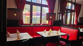 Innenraum italienisches Restaurant im Haus