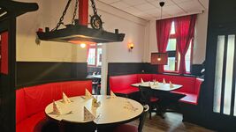 Innenraum italienisches Restaurant im Haus