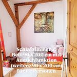 Bett 90 x 200 cm mit Ausziehfunktion für weitere 90 x 200 cm