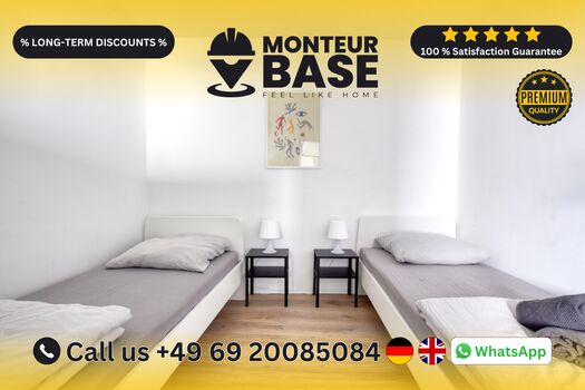 MONTEUR BASE - Unterkunft für 2-7 Personen in Mainz Bild 1