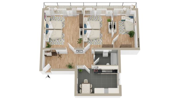 CosyHomes24 (MH06) • Stellplatz • Balkon • City Picture 3