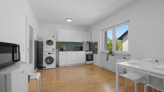 Küche mit Esszimmer