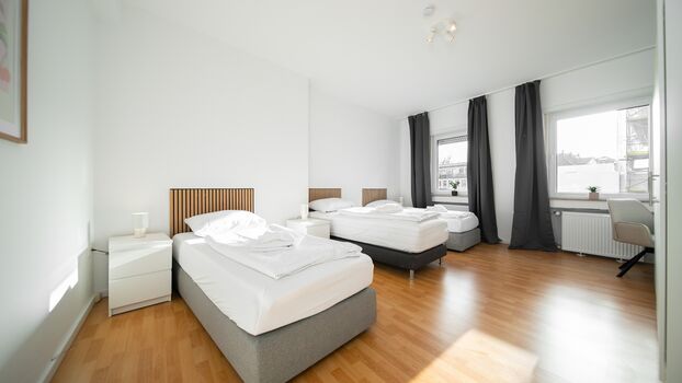 2 Schlafzimmer | 5 Betten | Wohnzimmer + Küche/Waschmaschine