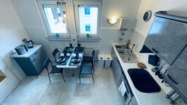 Voll ausgestattete Küche