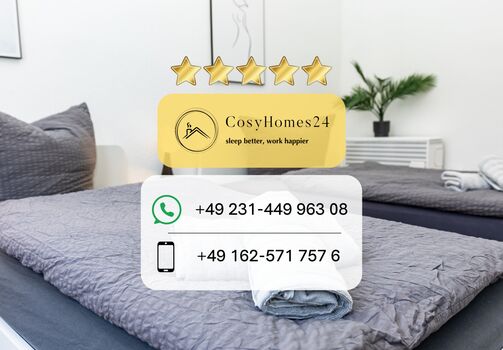 CosyHomes24 (UN01) • Balkon • TOP-Anbindung • Zentral